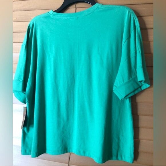 Day Break NWT Woman’s Pickleball Paddle Crop Top T-shirt size XL - Picture 4 of 5